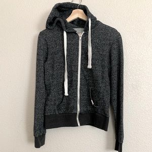 Women’s black speckled hoodie size M